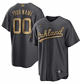 Customized Men's Oakland Athletics Active Player Charcoal 2022 All-Star Cool Base Stitched Jersey,baseball caps,new era cap wholesale,wholesale hats